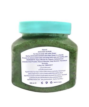 Cream -scrub for the face and body of Starky - avocado for all types to ... - Buy Online on GoSupps.com