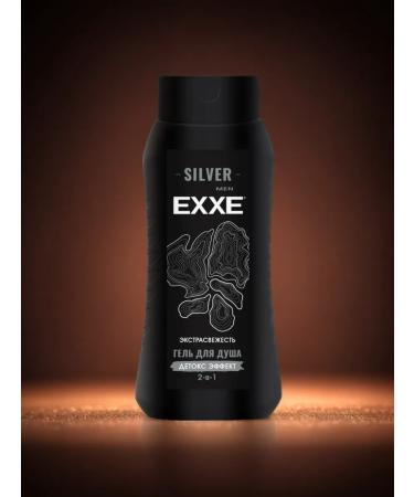 Exxe Male shower gel 2B1 "Extreme Furder" Silver 400 ml - Buy Online on GoSupps.com