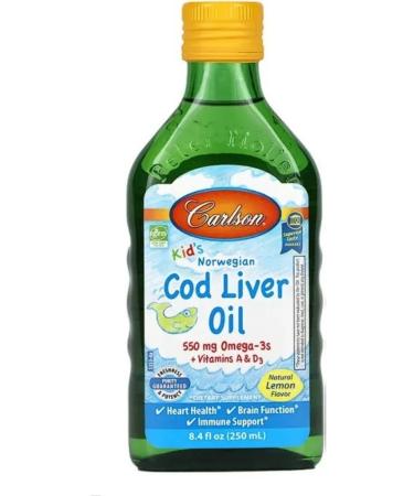Carlson Labs COD LIVER OIL Lemon oil 250 ml