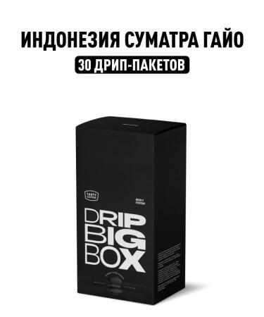 TASTY COFFEE Drip Coffee Indonesia Sumatra Gayo 30 pcs. 11.5 g