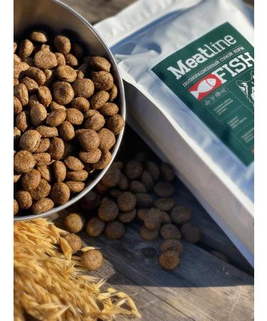 Dog food dry 350 g Fish 24% Meatline Maxi Adult 22% - Buy Online on GoSupps.com