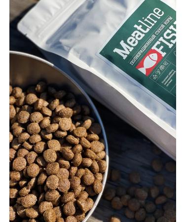 Dog feed 12 kg Fish 24% MEATLINE MEDIUM Adult 22 - Buy Online on GoSupps.com