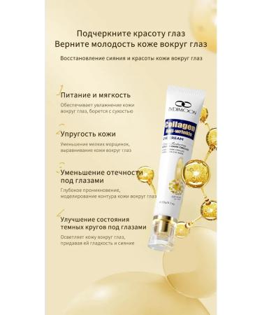 LYDIMOON Collagen eye cream against wrinkles - Buy Online on GoSupps.com