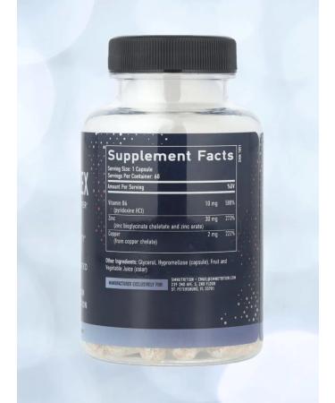 SM Nutrition Zinc and copper complex 60 capsules - Buy Online on GoSupps.com