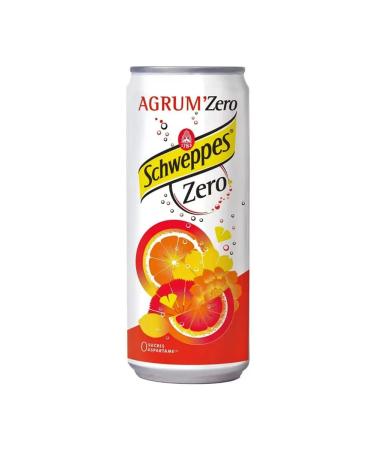 Schweppes Drowned drink Argum 'zero citrus fruits 2 pcs x 330 ml - Buy Online on GoSupps.com