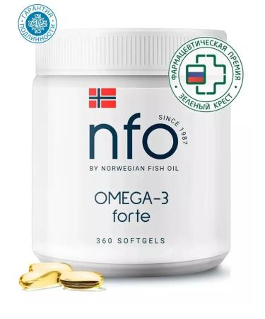 Norwegian Fish Oil Omega-3 Fort 3+ 360 capsules