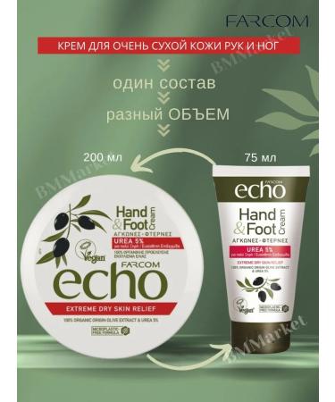 Farcom Set of hands and legs with urea 5% 2 pcs 75 ml - Buy Online on GoSupps.com