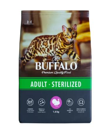 Mr BUFFALO Dry food for cats turkey 1.8 kg