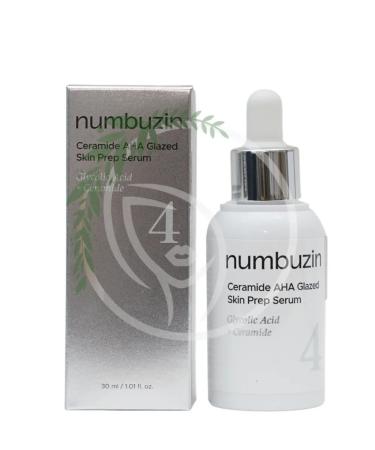 Numbuzin Wederal NO.4 Ceramide Aha Glazed Skin Prep Serum 30ml
