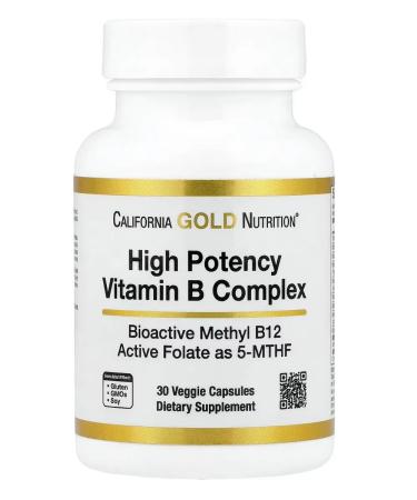 California Gold Nutrition Complex of group B vitamins with high efficiency - Buy Online on GoSupps.com