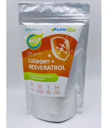 Natural collagen with resveratrol