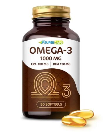 Supercaps Omega -3 food supplement - 50 capsules (1000 mg)