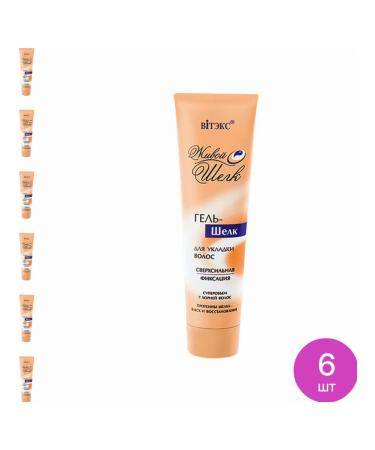 Vitex Live silk gel for hair styling tube 100ml 6 pcs