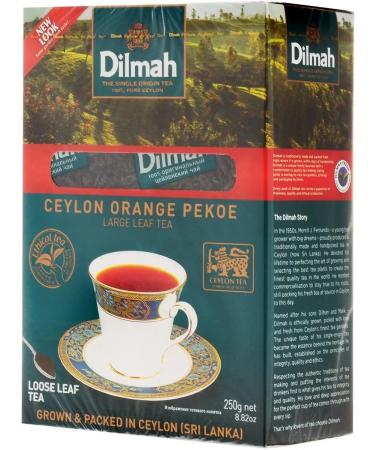 Dilmah Black large -leaf dilma Ceylonsky tea 250 g - Buy Online on GoSupps.com
