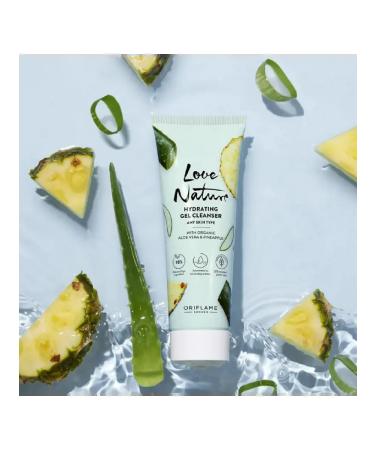 Oriflame Moisturizing cleansing gel with aloe vera and pineapple extract - Buy Online on GoSupps.com