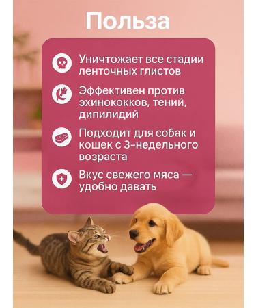 AVZ Azinox deworming for dogs and cats 6 tablets - Buy Online on GoSupps.com