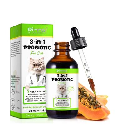 Oimmal Probiotics and prebiotics with enzymes 3 in 1 for cats