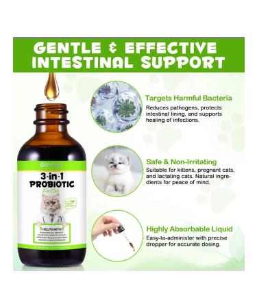 Oimmal Probiotics and prebiotics with enzymes 3 in 1 for cats - Buy Online on GoSupps.com