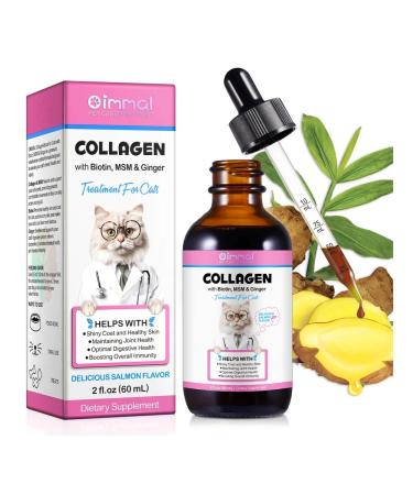 Oimmal Vitamins with collagen biotin MSM and ginger for cats