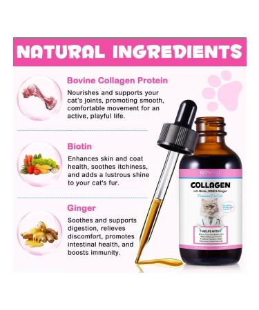 Oimmal Vitamins with collagen biotin MSM and ginger for cats - Buy Online on GoSupps.com