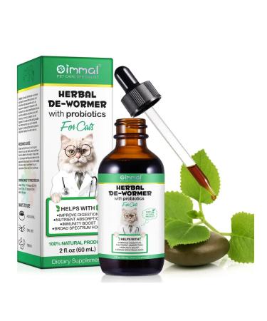 Oimmal Vitamins from parasites and worms with probiotics for cats