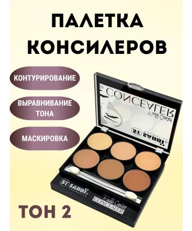 RIVON Palette of cream concealers