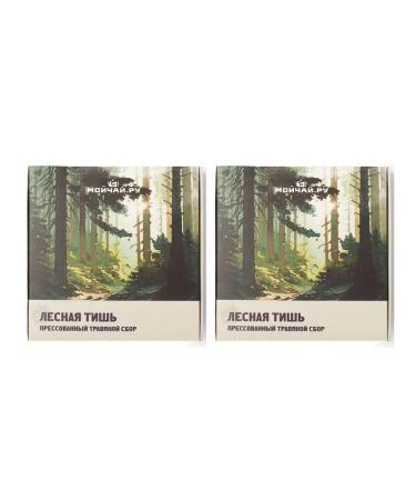 Moichairu Tea of herbal forest quiet pressed 2 units of 80 g Russia