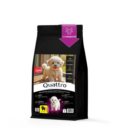 QUATTRO Bishon Frieze's food for puppies with beef 12 kg