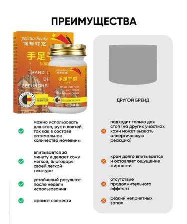 Feet cream and arms from cracks and dryness 50g - Buy Online on GoSupps.com