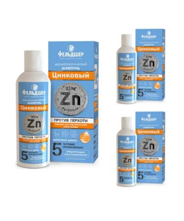PARAMEDIC Dermatological zinc shampoo 180 ml against dandruff