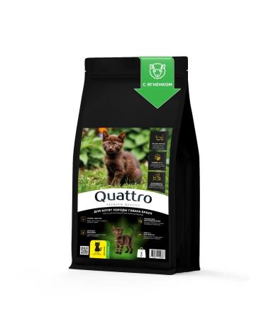 QUATTRO Feed for kittens of the breed of Havana Brown with lamb 2 kg