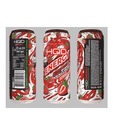 Energetic HQDenergy "Strawberry Cream by Scallmilano" 3x450 - Buy Online on GoSupps.com