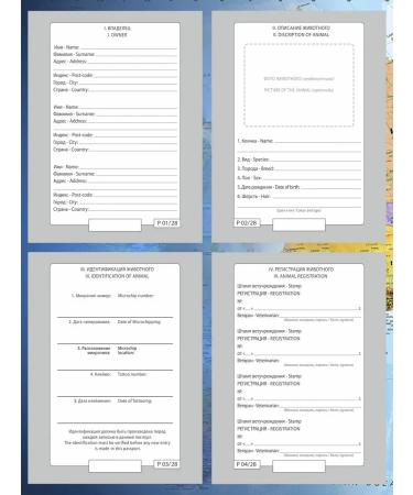 MarketZOO Veterinary passport international universal "paws" - Buy Online on GoSupps.com