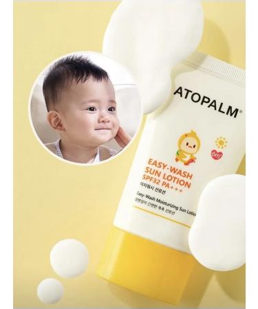 Atopalm Children's SPF Facial Lotion Easy-Wash Sun Lotion SPF32 PA +++ - Buy Online on GoSupps.com