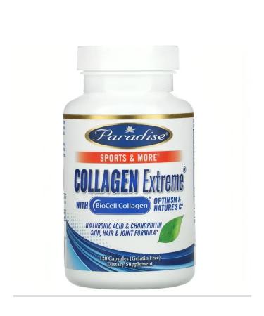 Paradise Herbs Collagen Extreme collagen with vitamin C 120 capsules