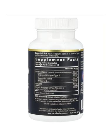 Paradise Herbs Collagen Extreme collagen with vitamin C 120 capsules - Buy Online on GoSupps.com