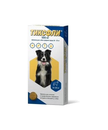 Tixfli Dog tablets 10-20 kg 500 mg 1 tab