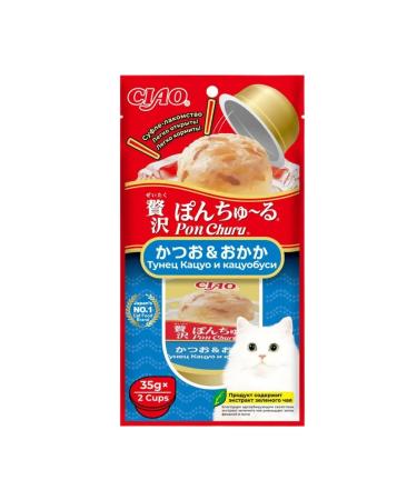 Inaba Suffle for cats Tuna Katsuo and Katsetsuvushi 35 g