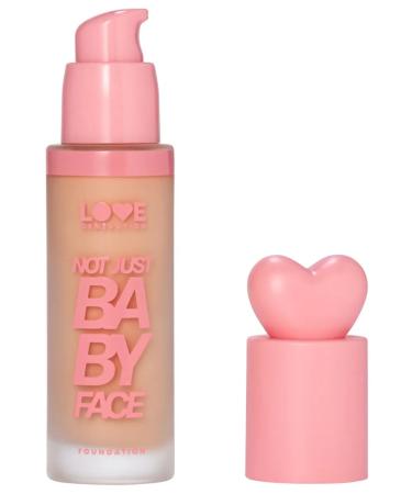 Love Generation Not Just Baby Face Foundation with Dispenser 04 Warm Beige - Buy Online on GoSupps.com