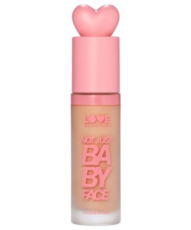 Love Generation Not Just Baby Face Foundation with Dispenser 04 Warm Beige - Buy Online on GoSupps.com