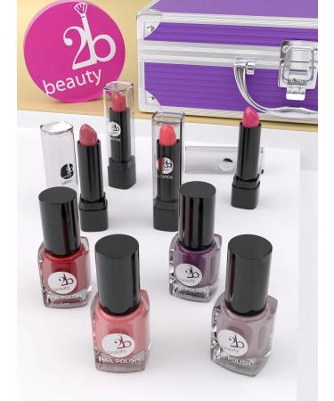 2b beauty Set of decorative makeup for makeup Violet Glow - Buy Online on GoSupps.com