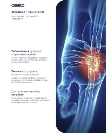 Orihiro Glucosamine chondroitin MSM 360 capsules - Buy Online on GoSupps.com