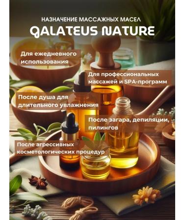 GALATEUS NATURE Massage fir oil for muscles and joints - Buy Online on GoSupps.com