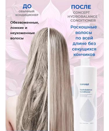 concept Moisturizing hair air conditioner 1000ml (1l) - Buy Online on GoSupps.com