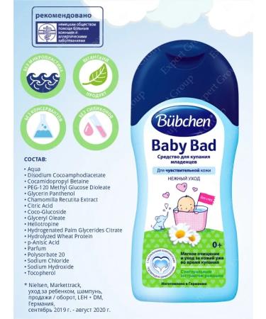Bubchen Bubichen Bubichen Bubichens bathing agent gel 2 pcs - Buy Online on GoSupps.com