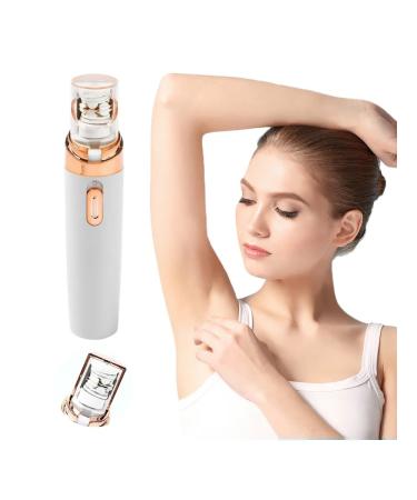 Female epilator wireless for the face and legs white