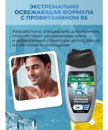 PALMOLIVE Shower gel "Arctic wind" for men 250 ml - Buy Online on GoSupps.com