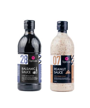 Tamaki Set of Nut and Balsamic sauces 470 ml - 2 pieces - Buy Online on GoSupps.com