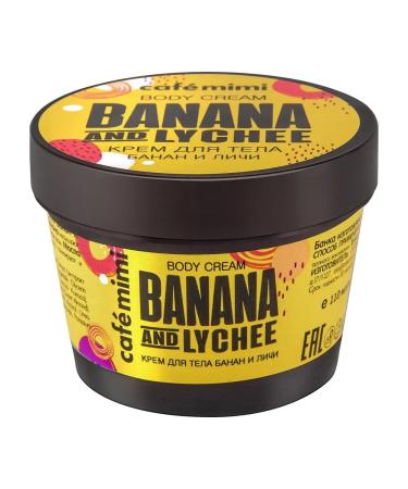 Cafe Mimi Body cream Banana and Lichi 110 ml