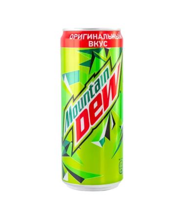 MOUNTAIN DEW Drink Gasized Mountin Dew MNT DEW 0.33 L 24 pcs - Buy Online on GoSupps.com